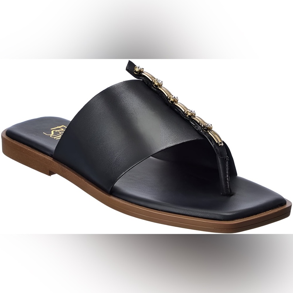 Franco Sarto Megs Rhinestone slide sandals